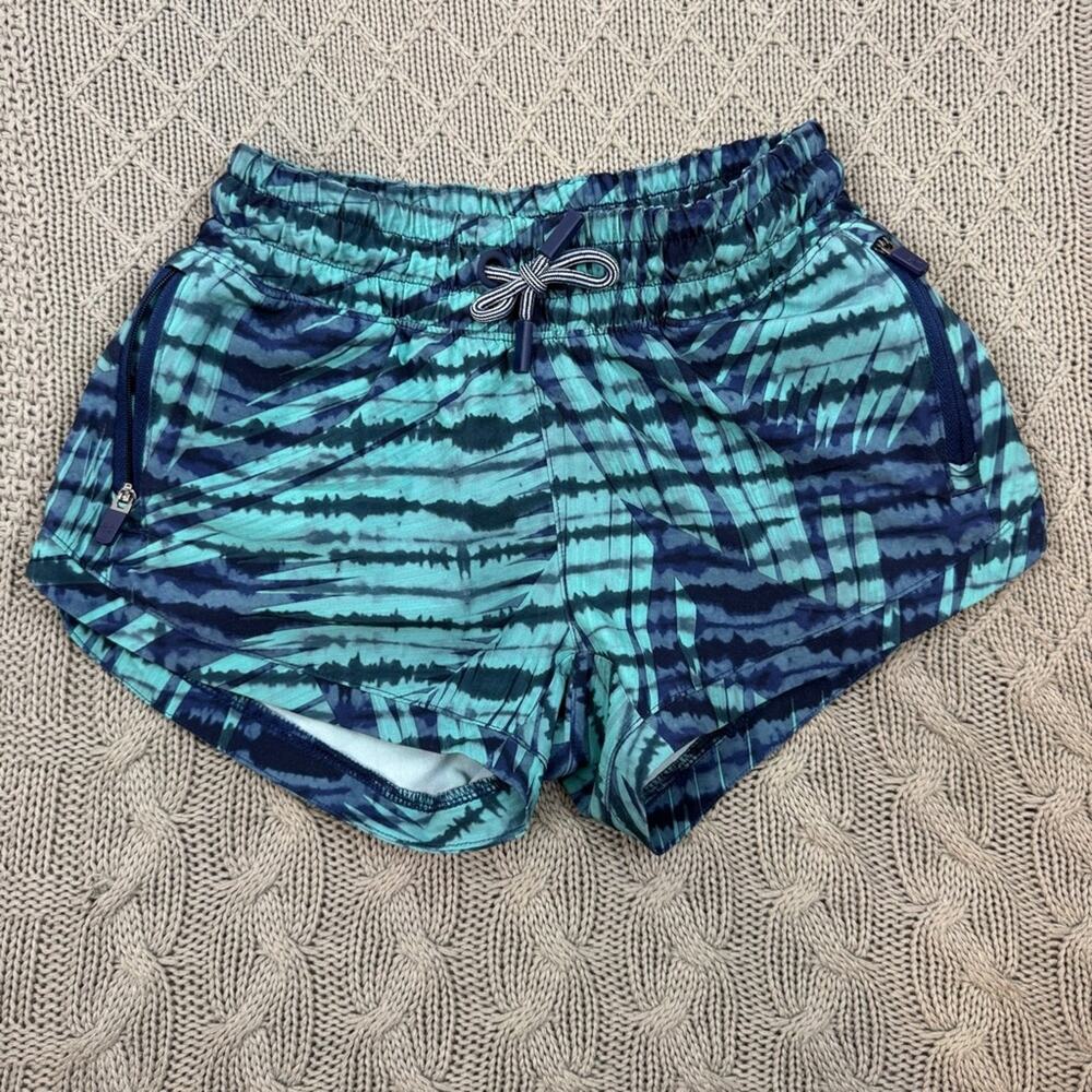 Athleta Girl Blue Tie-Dye Shorts ~ XS 6